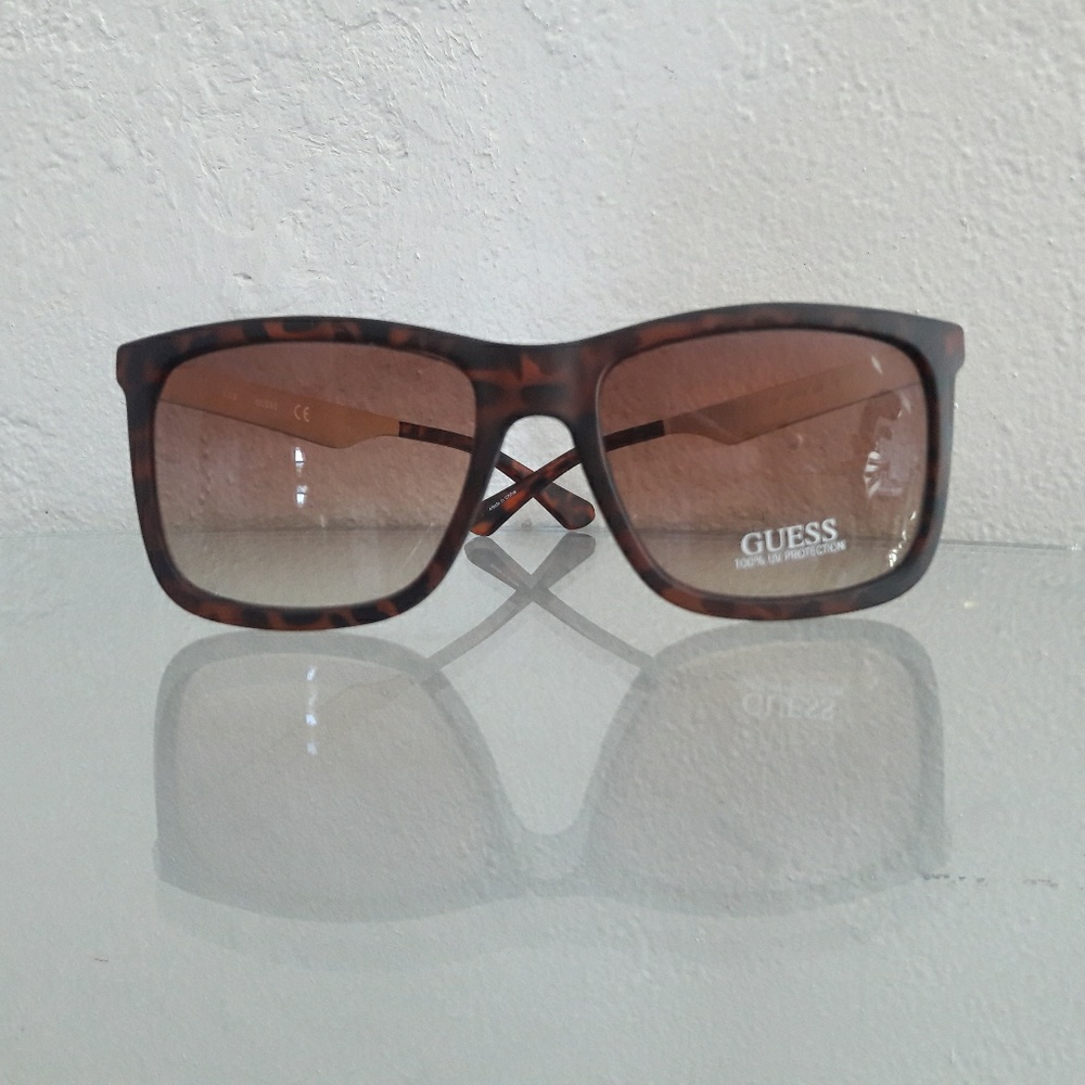 NWT GUESS TORTOISE SUNGLASSES EYEWEAR ACCESSORY - Picture 6 of 6